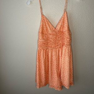 Urban outfitters floral romper NWT